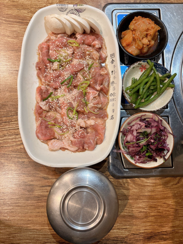 Barbecue échine de porc