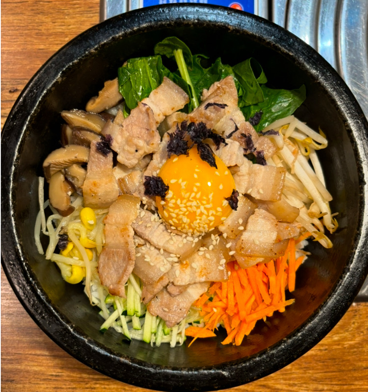 Bibimbap au porc