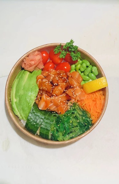Poke saumon
