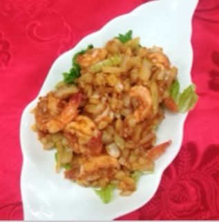 T18 Crevettes sautées à l’ail