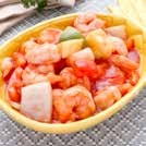 32 Crevettes aux ananas frais