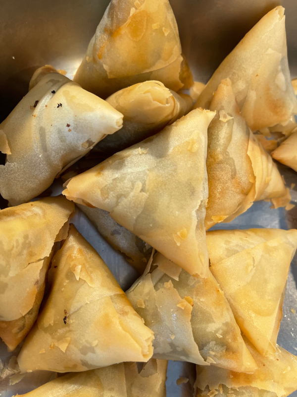 Samoussa au bœuf 4 pièces 三角