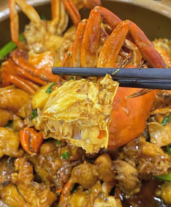 🌹鸡煲蟹（2-3人份 ）
