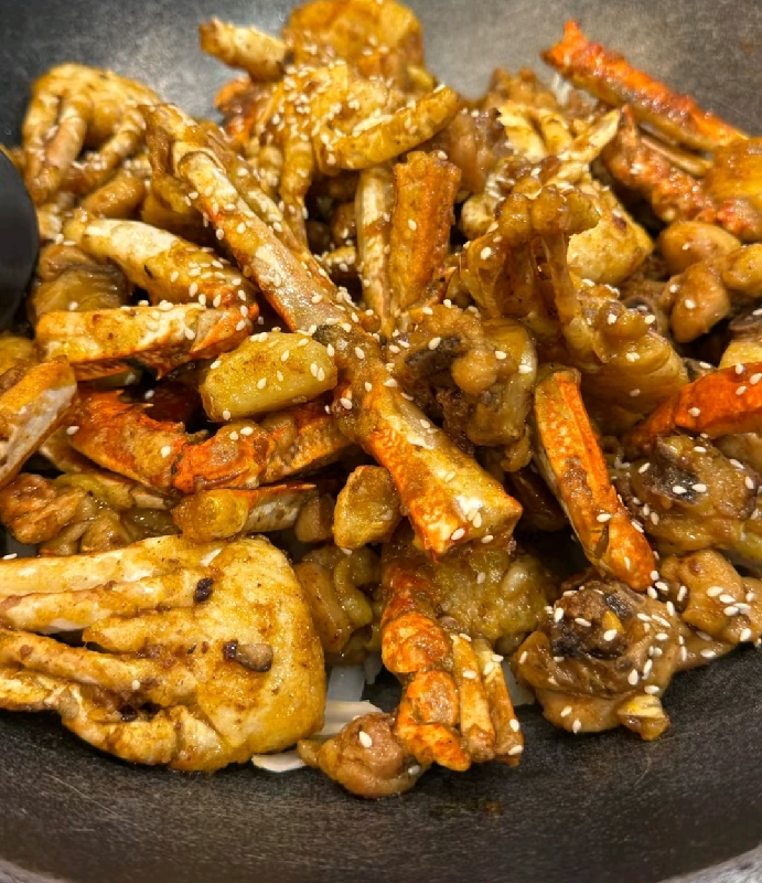 咸蛋黄焗蟹