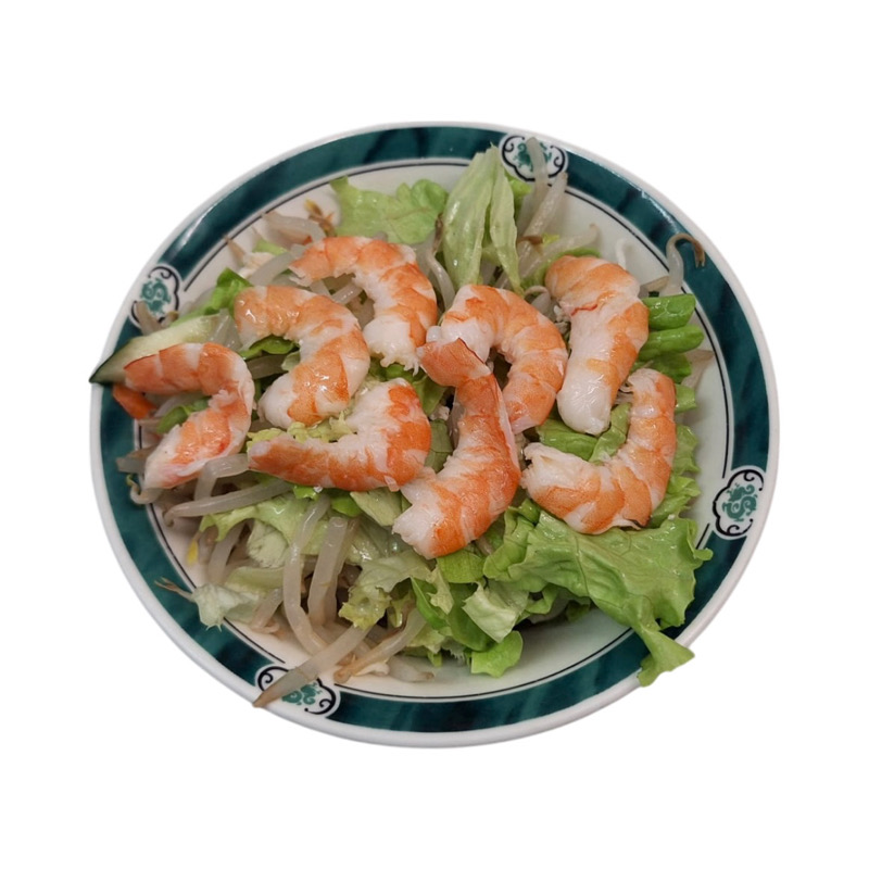 9. Salade chinoise aux crevettes