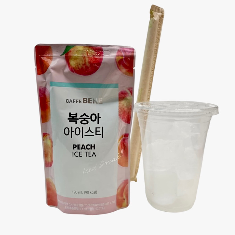 Boisson coréenne saveur Ice tea pêche