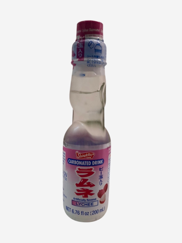 Limonade japonaise Ramune arôme litchi 