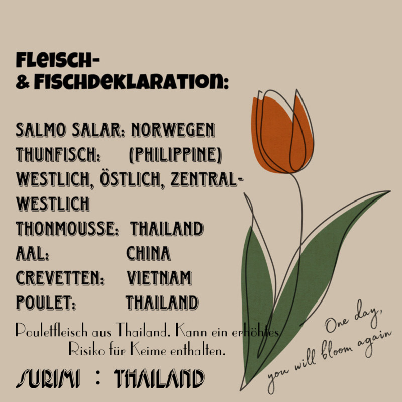 Fleisch- & Fischdeklaration: