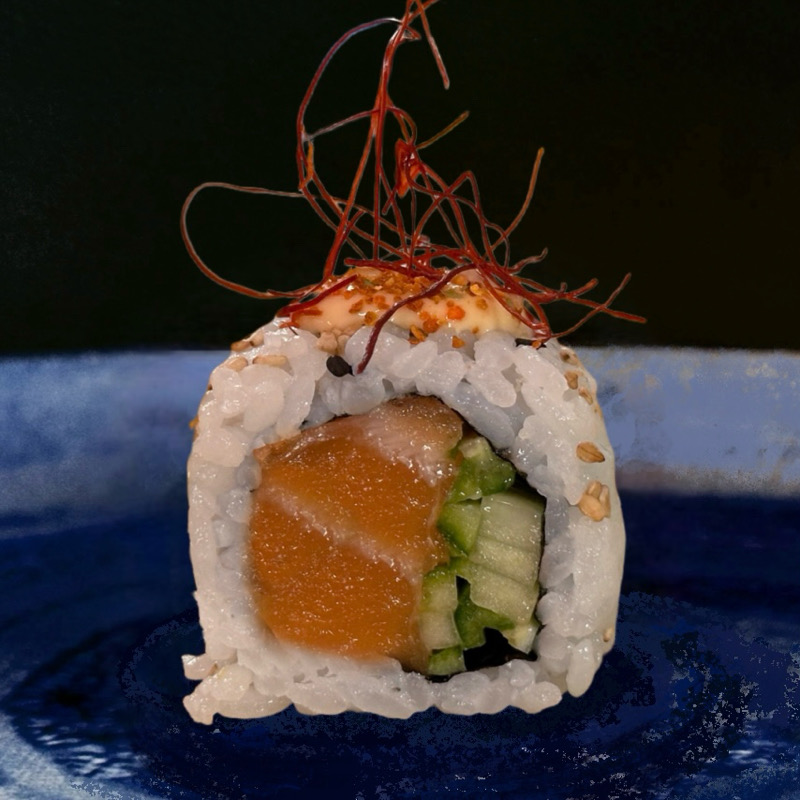U02.Uramaki Spicy Saumon(4pcs)