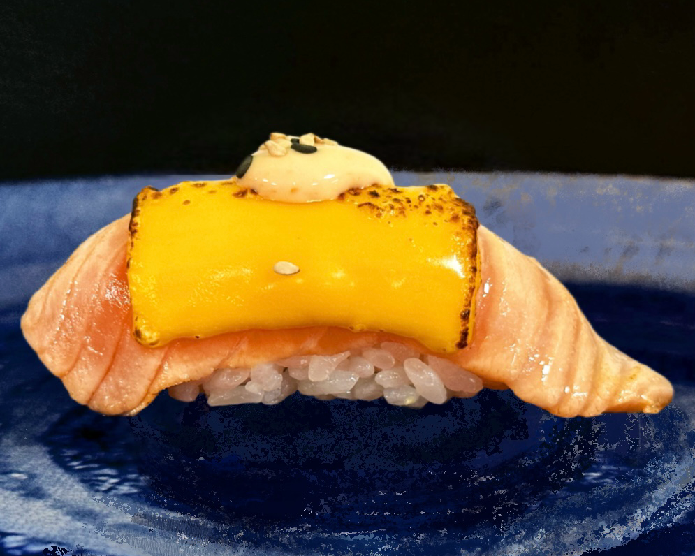 N09.Nigiri Saumon Cheese(2pcs)