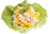 Tartare de daurade aux fruits