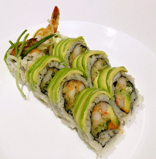 California Green dragon roll