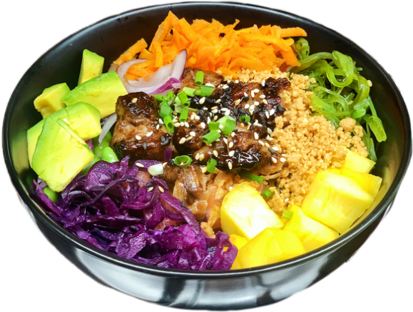 PB4. Poke bowl au poulet yakitori
