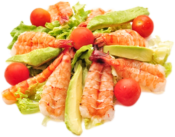E4. Salade crevette avocat