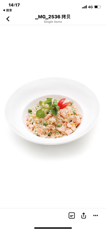 N21. Riz sauté saumon