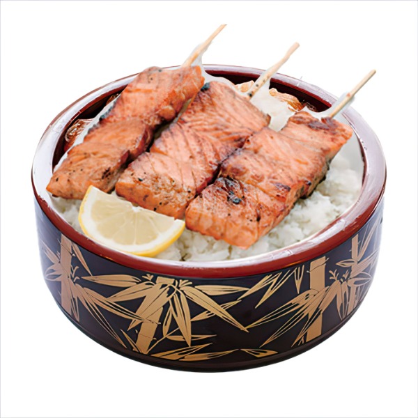BM14. Chirashi brochettes (4 saumon)
