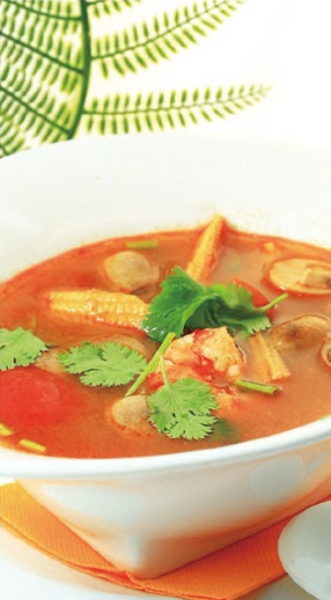 T16 SOUPE DE CREVETTES À LA CITRONNELLE