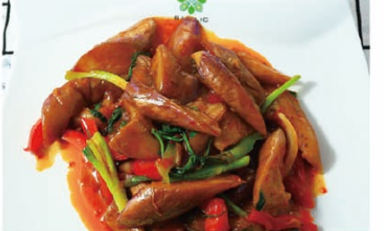 T52 AUBERGINES SAUTÉES AU BASILIC
