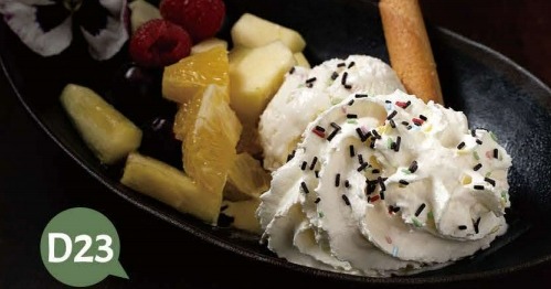 D23 Salade de fruits accompagnée