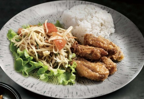 T64 ASSIETTE ASAIN ACCOMPAGNEE DE RIZ