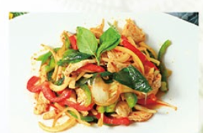 T23A POULET SAUTÉ AU BASILIC