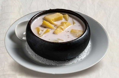 Mangue au lait de coco