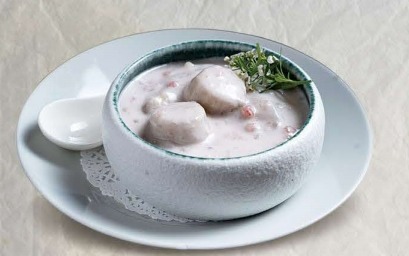Banane au lait de coco (tapioca)