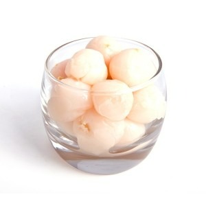 Lychees au sirop