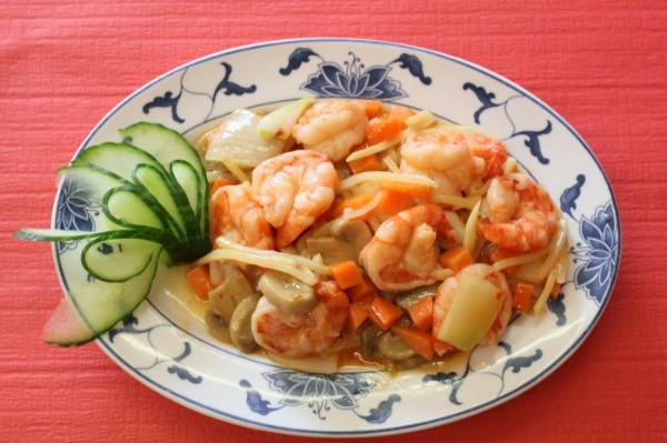 55. Crevettes piquants