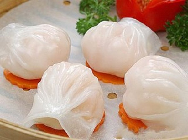 6. Raviolis aux crevettes à la vapeur(crevettes)