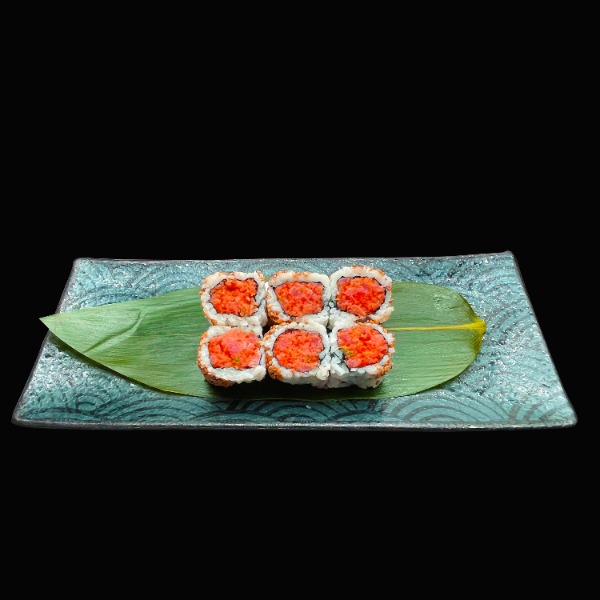 (M24)106. Scharfes Thunfisch, Tempura knuspring 6 stk