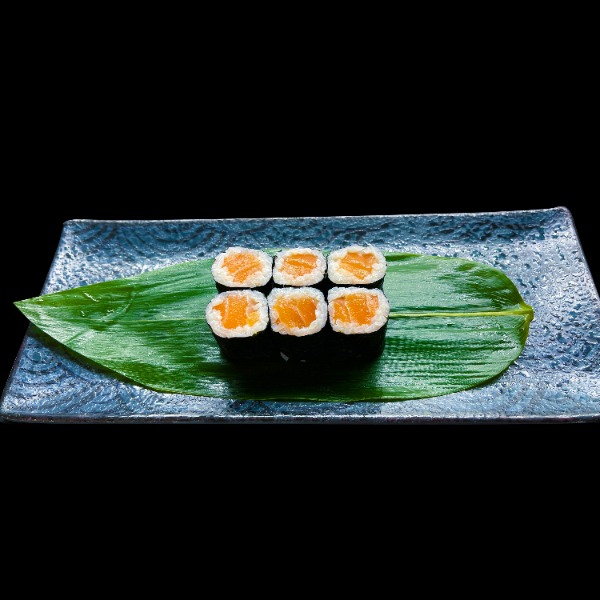 (M2)81. Lachs Maki 6 stk