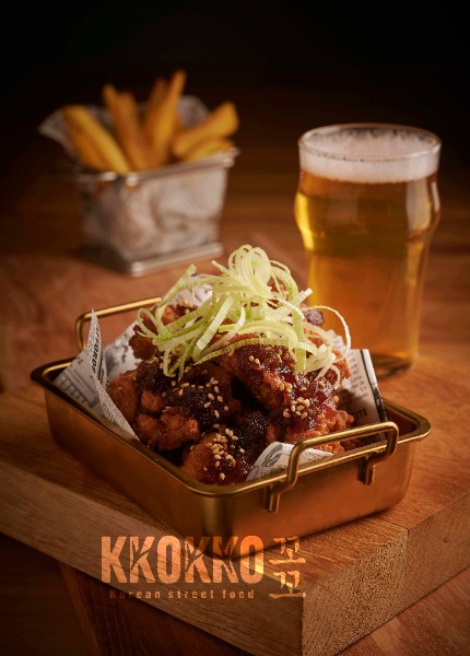 FRIED CHICKEN SAUCE ANANAS MANGUE