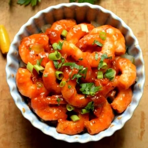 Crevettes à la sauce piquantes