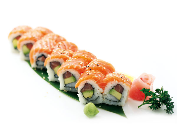 California Las vegas saumon avocat