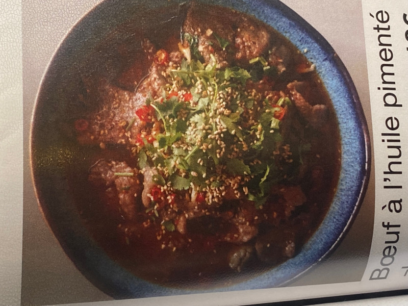 boeuf a l'huile pimente