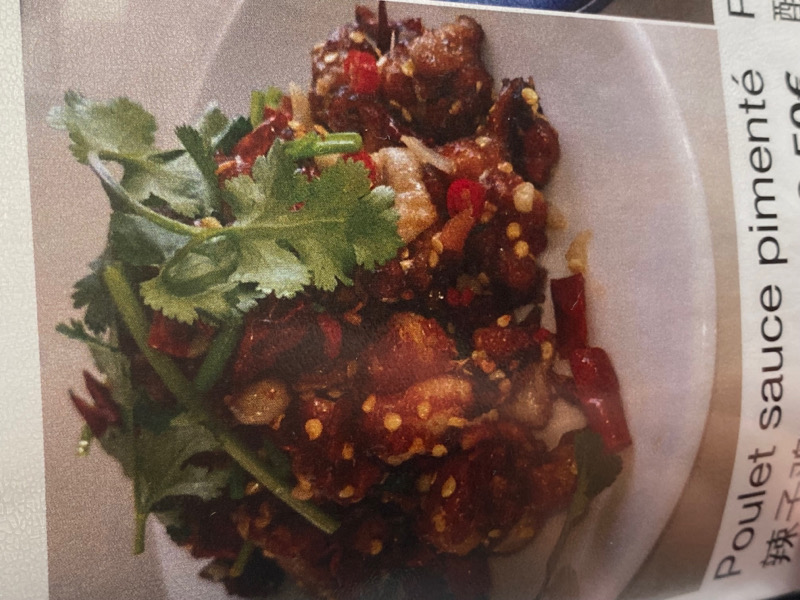 poulet sauce pimenté