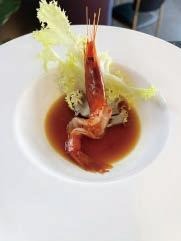 94. Sashimi amaebi con salsa 1pz