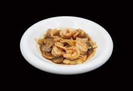 317. Gamberi con bambu funghi