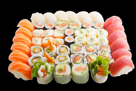 M94 Plateau SUSHI 62 pièces (4pers.)