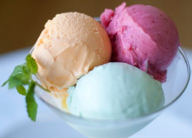 Sorbet deux boules