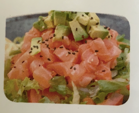 E8. Salade saumon tartare