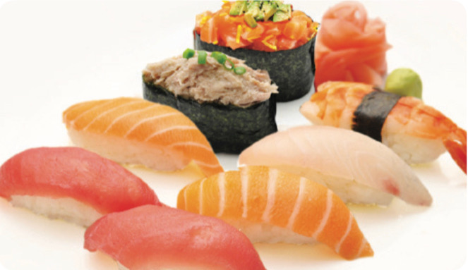 Menu Sushi assortis