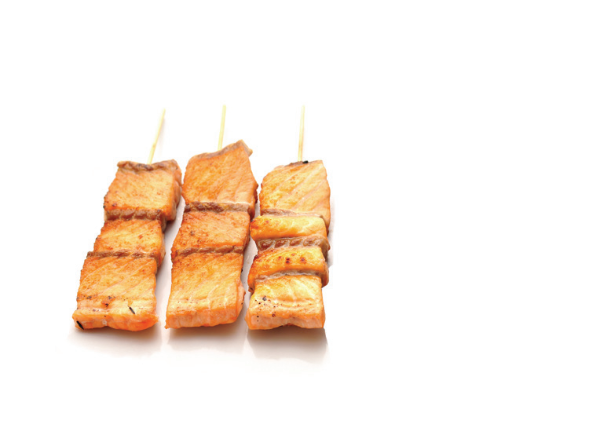 07// 3 brochettes saumon