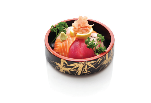 Menu chirashi assortis