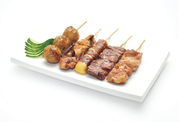 B4 Gyoza + Brochettes
