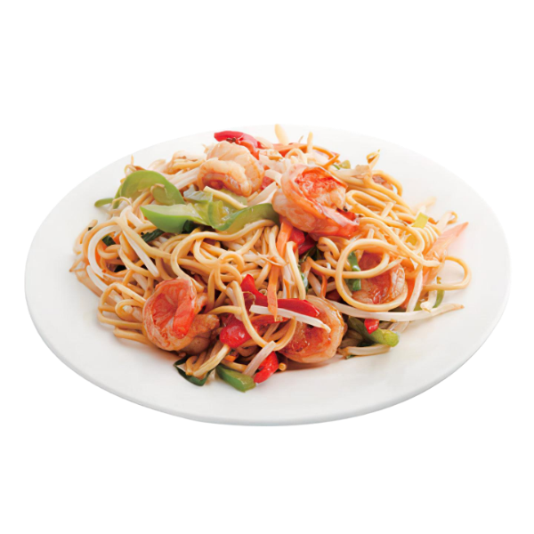 NOUILLES SAUTEES AUX CREVETTES
