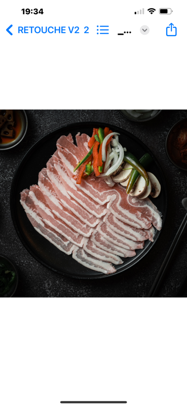 B3 Poitrine de porc 200g