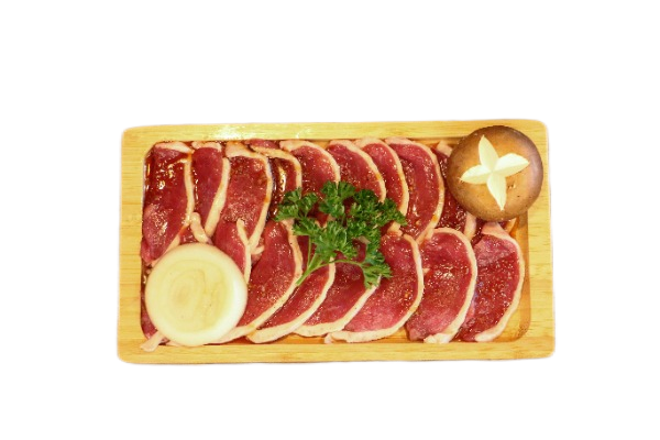 Canard sans os mariné (sauce soja ou piquante) 1Pers