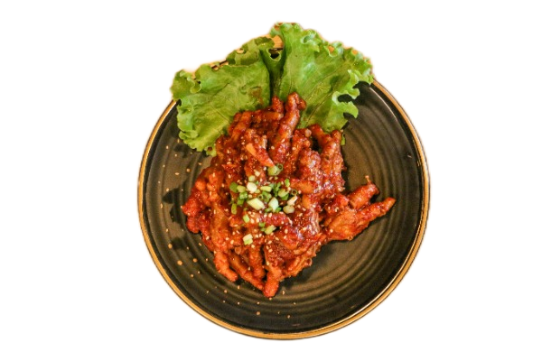 Pattes de poulet à la sauce pimenté 🌶